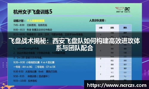 飞盘战术揭秘：西安飞盘队如何构建高效进攻体系与团队配合