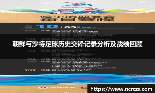 朝鲜与沙特足球历史交锋记录分析及战绩回顾
